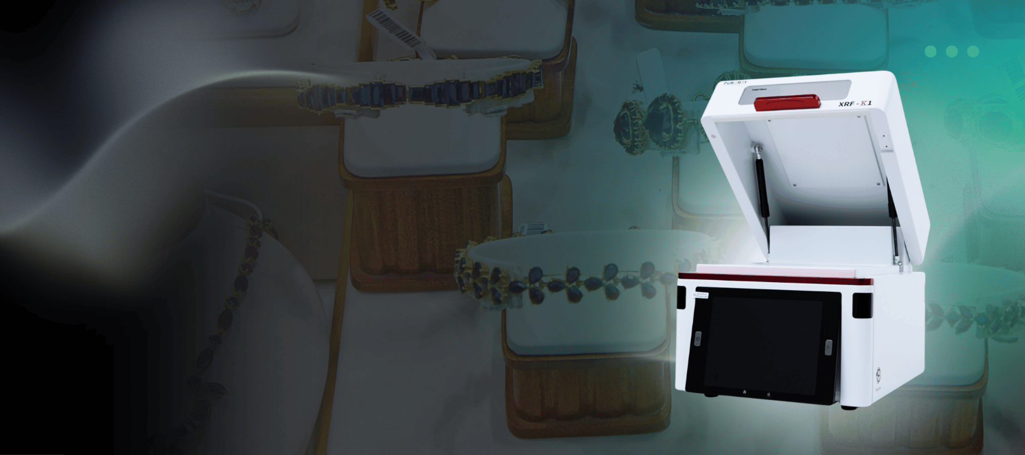 Professional XRF analyzer machine for precious metal testing